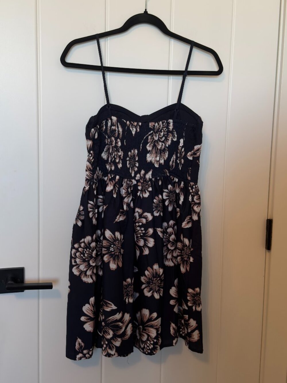 Band of Gypsies Navy Floral Bustier Fit & Flare Dress Size M NWT - Picture 3 of 5